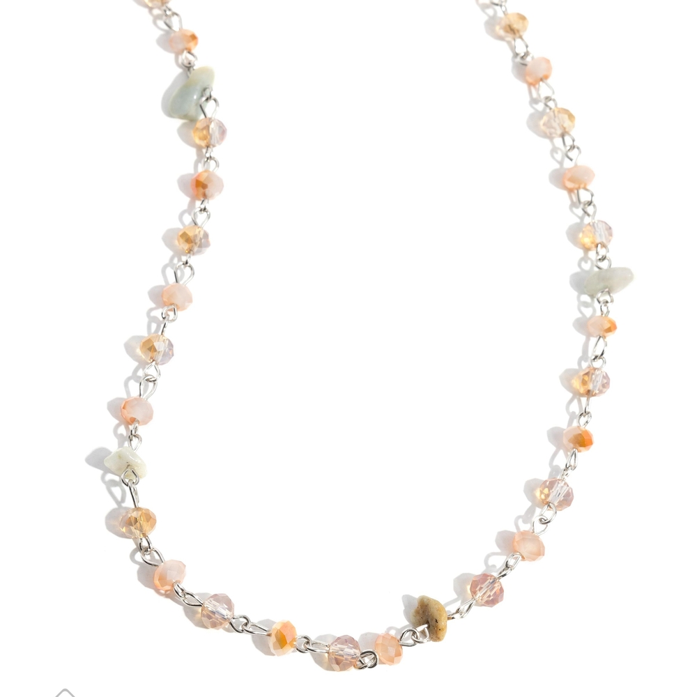 Elegant Multi-Color Beaded Necklace Sahara Strut Multi Western Beaded Fashion